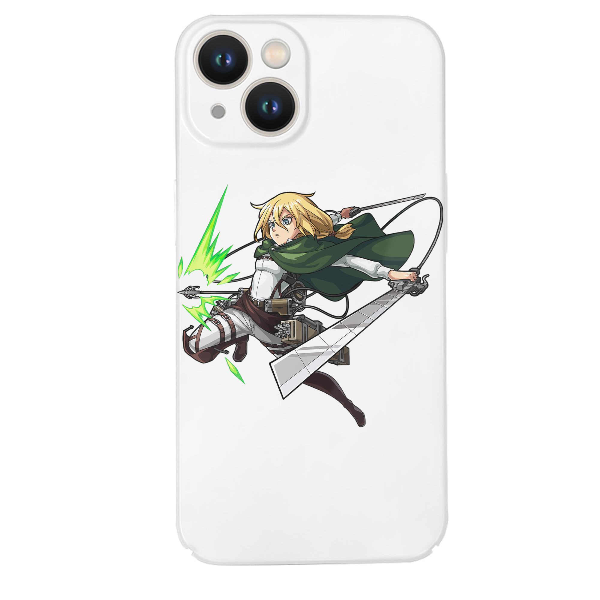 （画像用） 進撃の巨人 クリスタ·レンズ Attack on Titan Christa Lenz 【iPhone 14シリーズ対応】ハードケース